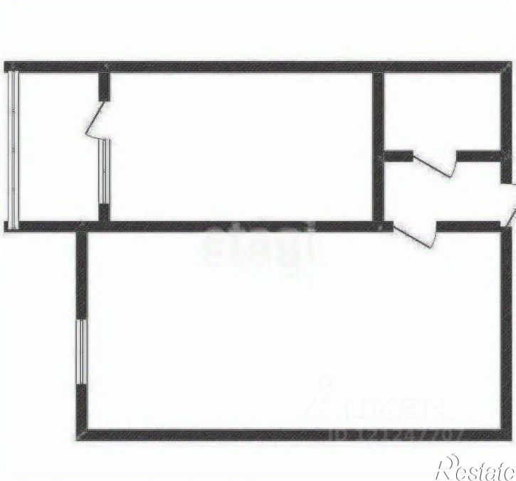 1-комн квартира улица Энгельса (дублёр), 115/4,  д. 115/4