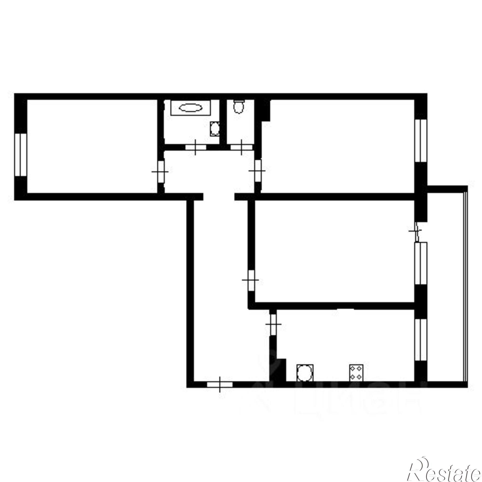 Купить квартиру за 7 500 000 рублей на Курск, Сумская улица, 27