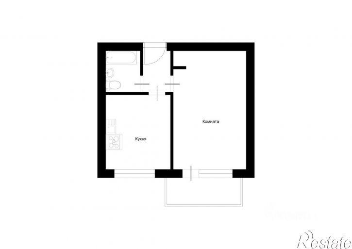 1-комн квартира Курск, улица Гоголя, 55