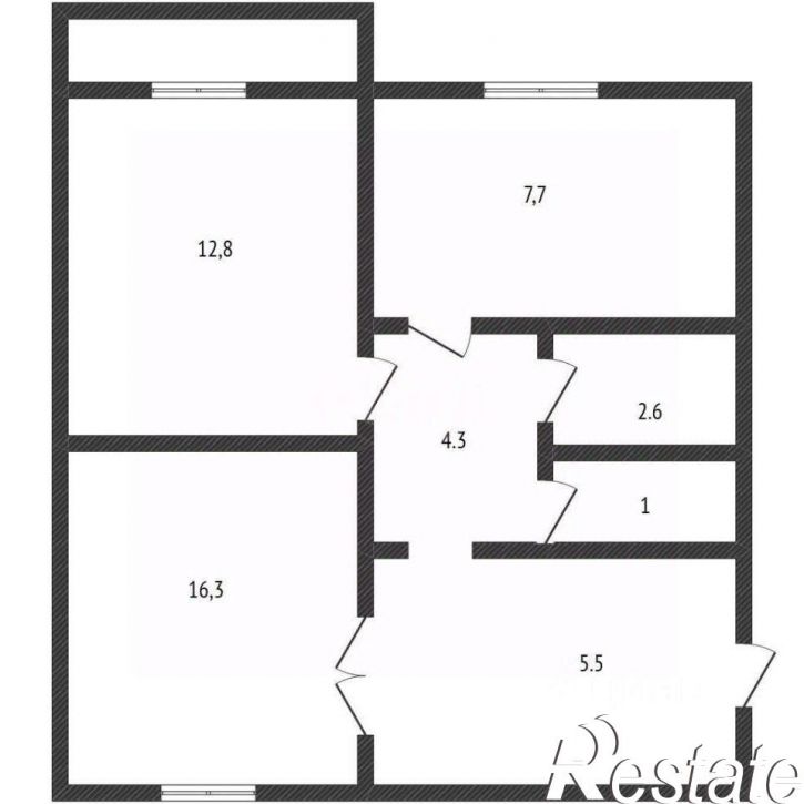 2-комн квартира Орловская улица, 30,  д. 30