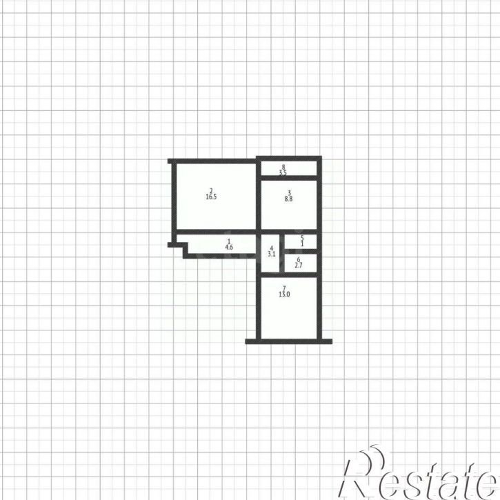 2-комн квартира улица Пучковка, 19Б,  д. 19Б