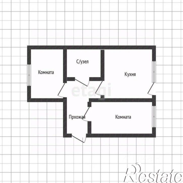 2-комн квартира Курский район, посёлок Искра